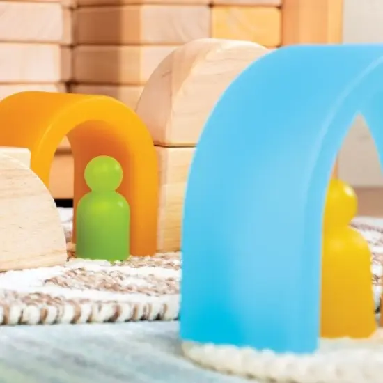 Kaplan Early Learning Discovery Stackers - Natural Tall Arch - 5 Pieces image {4}