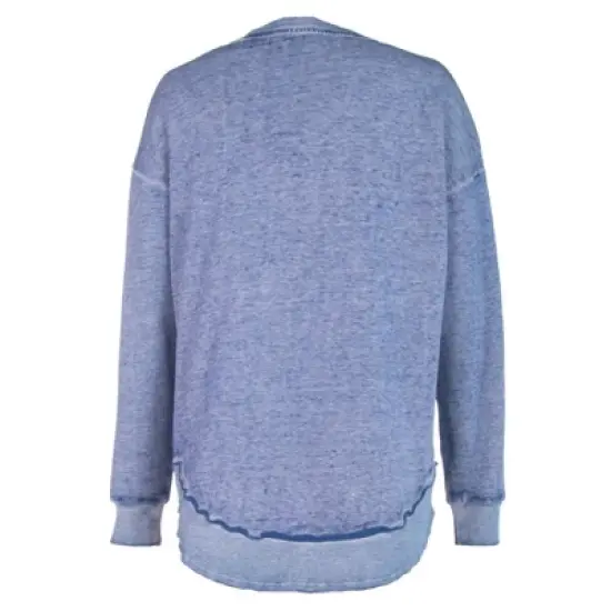 NBA Dallas Mavericks Women's Burnout Crew Neck Fleece Sweatshirt image {1}