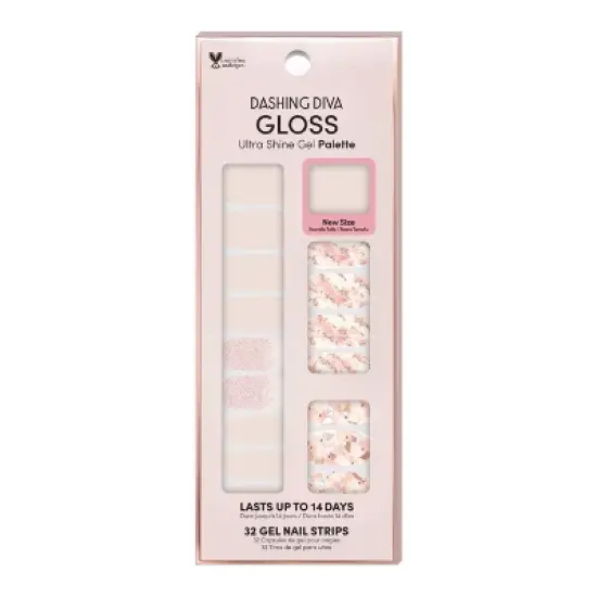 Dashing Diva Gloss Palette Gel Nail Polish Strips - 32ct image {9}