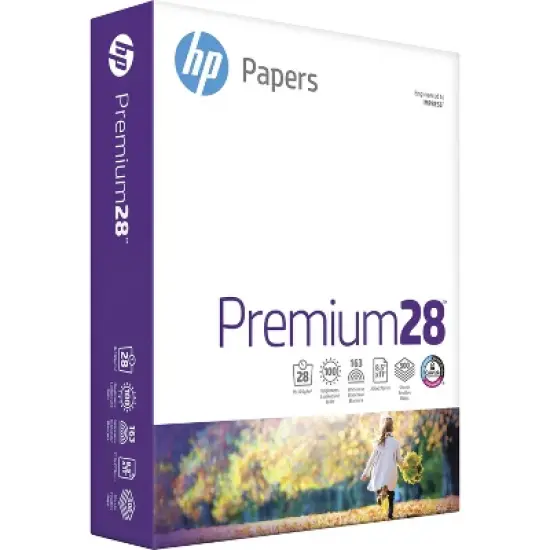 HP Paper 28 lb. Acid-Free 8-1/2"Wx11"H 500 SH/RM White 205200 image {1}