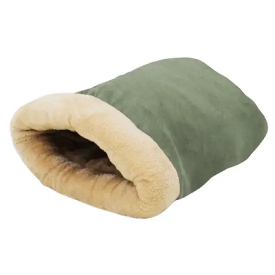GOOPAWS 4 in 1 Self Warming Burrow Cat Bed Sleeping Cave image {1}