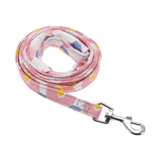 Unique Bargains Dog Harness and Leash with Reflective Strip Small Pink 1 Set image {2}