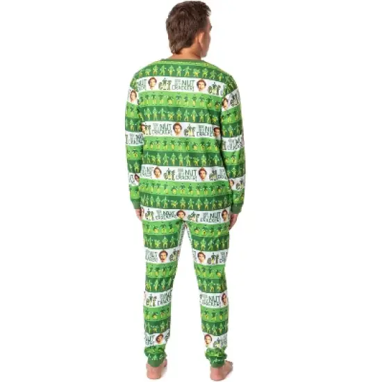 Elf The Movie Mens' Film Son of a Nutcracker Footless Sleep Union Suit Multicolored image {2}