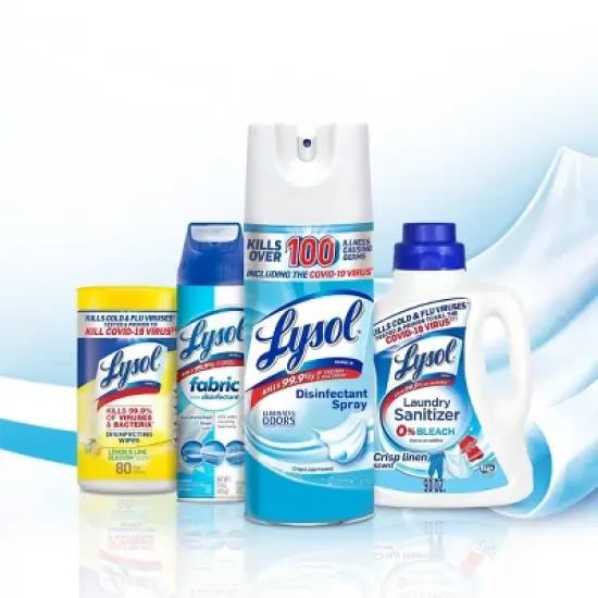 Lysol Crisp Linen Disinfectant Spray - 19oz/2ct image {3}