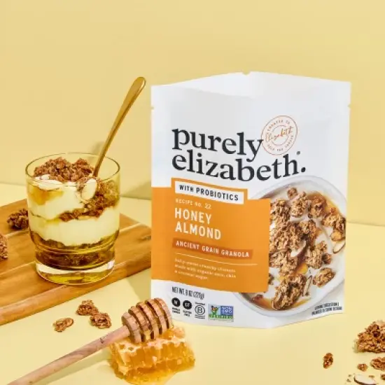 purely elizabeth. Honey Almond Probiotic Granola - 8oz image {4}