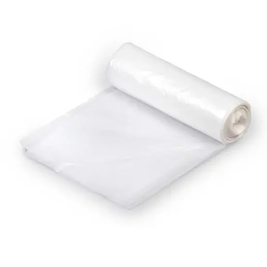 Colonial Bag Trash Bag Coreless Roll Extra Heavy Duty Clear 17 Mic. 56 gal. image {1}