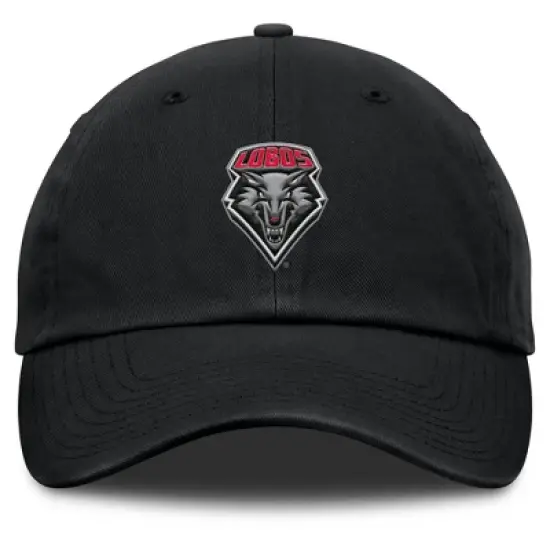 NCAA New Mexico Lobos Unstructured Black Tonal Cotton Hat image {1}