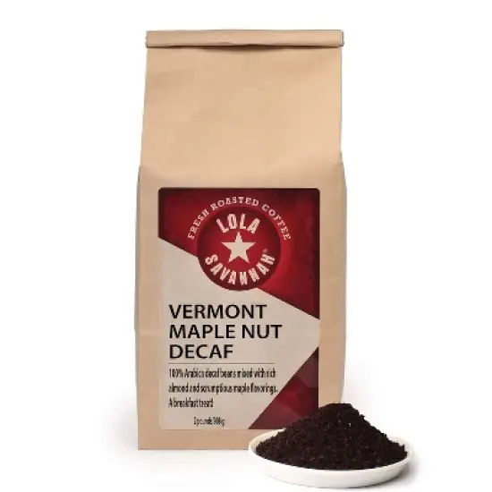 Lola Savannah Vermont Maple Nut Ground Decaf Coffee - 32oz image {8}