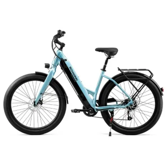 Schwinn Adult Coston DX 27.5" Step Through Hybrid Electric Bike image {2}