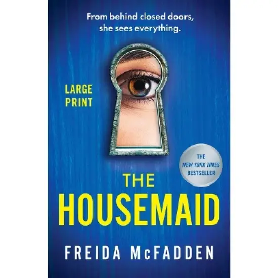 The Housemaid - Large Print by  Freida McFadden (Paperback) image {1}