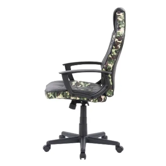 Mad Dog Gaming Chair Black and Camo - CorLiving image {6}