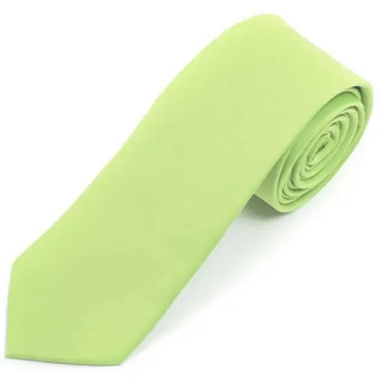 Men's Solid Color 2 Inch Wide And 57 Inch Long Slim Neckties image {23}