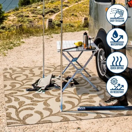 Vine All Over Indoor/Outdoor Area Rug - JONATHAN Y image {8}