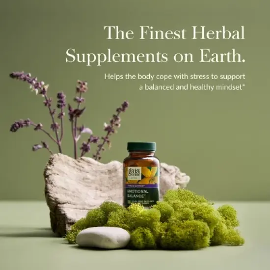 Gaia Herbs Emotional Balance - Stress Support Supplement to Help the Body Cope with Stress - 60 Vegan Liquid Phyto-Capsules image {2}
