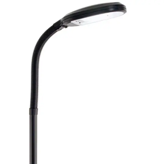 Hydrofarm Agrobrite FLF27DF 27W 120V Indoor Gooseneck Adjustable 48' to 61' Standing Plant Lamp Light with 6 Foot Power Cord, Black image {2}