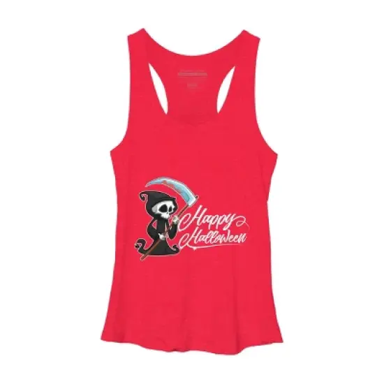 Women's Design By Humans HAPPY HALLOWEEN - Special Edition By wedenote Racerback Tank Top image {7}