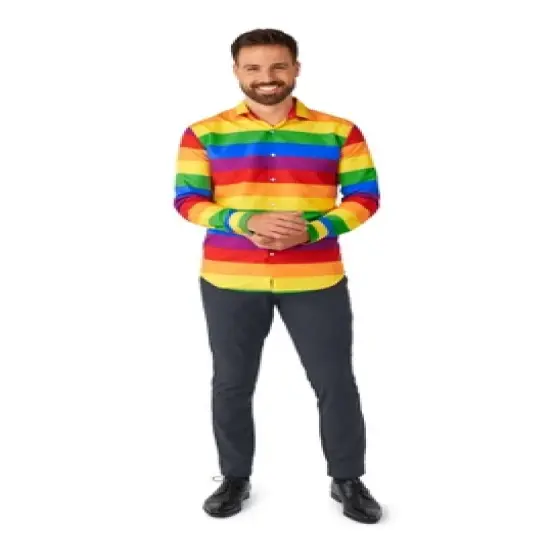 Suitmeister Men's Party Shirt - Rainbow - Multicolor image {2}