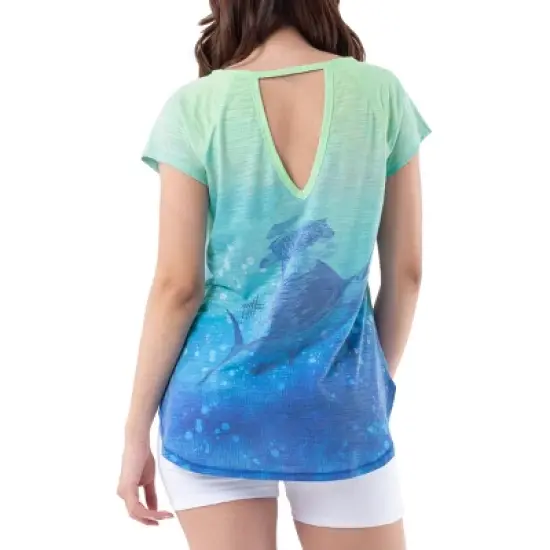 Guy Harvey Women's Southern Vibes Poly/Rayon Slub Tee image {2}