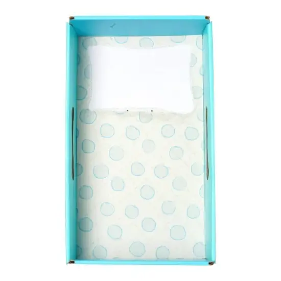 The Manhattan Toy Company Wee Baby Stella Blonde Hair Bassinette Box image {8}