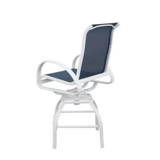 Courtyard Casual Santa Fe 5 pc Balcony Height 48" Round Dining Set  Includes one 48" Balcony Table and Four Balcony Swivel Stools image {8}
