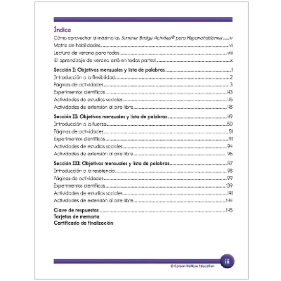 Carson Dellosa Education Summer Bridge Activities Spanish, Grade K-1 image {2}