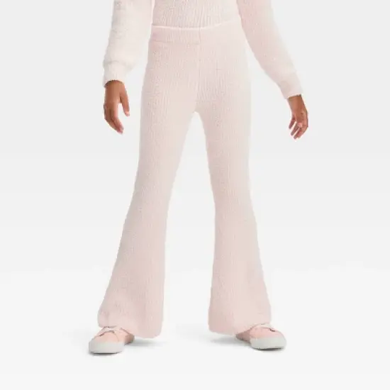 Girls' Cozy Flare Pants - art class&trade; image {3}