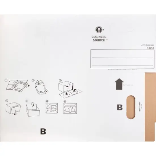 Business Source Economy Storage Box with Lid image {2}