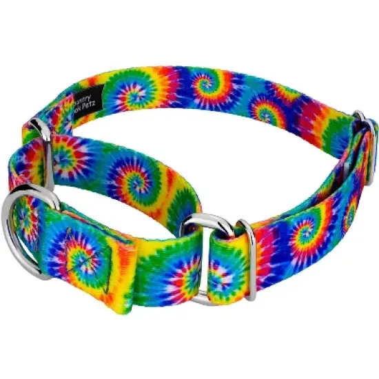 Country Brook Petz Classic Tie Dye Martingale Dog Collar image {1}