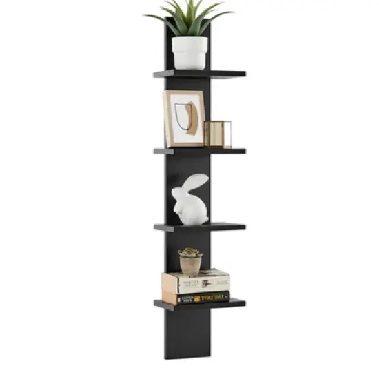 39.5" x 9" Utility 4-Tier Column Spine Shelf - Danya B. image {12}