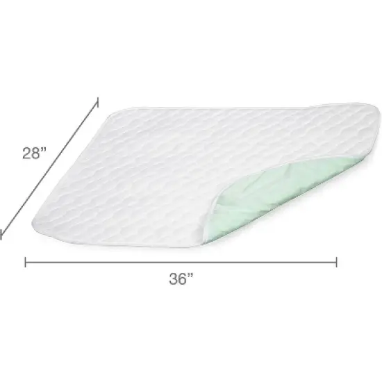 DMI Waterproof Bed Pad &ndash; Reusable Mattress & Furniture Protector, 28x36, No Straps image {1}