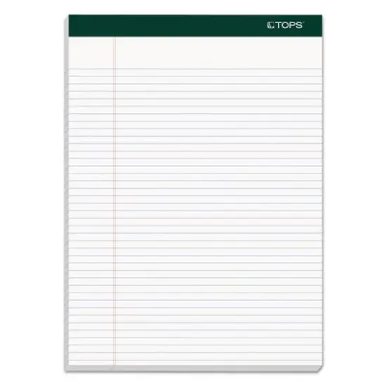 TOPS Double Docket Ruled Pads, Narrow Rule, 100 White 8.5 x 11.75 Sheets, 4/Pack image {7}
