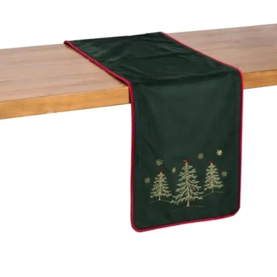 C&F Home Christmas Tree Forest Table Runner 14" x 72" image {1}