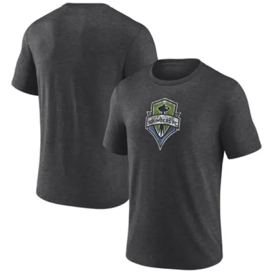MLS Seattle Sounders Men's Throwback Tri-Blend T-Shirt image {3}