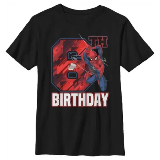 Boy's Marvel 6th Birthday Spidey T-Shirt image {4}