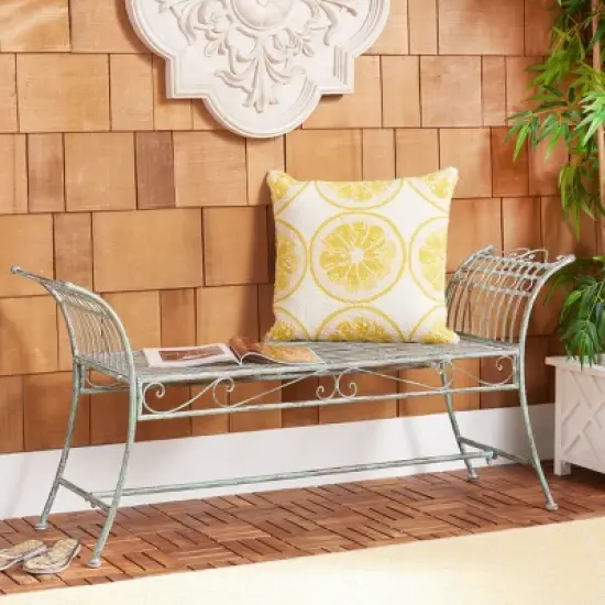 Hadley Bench - Outdoor - Safavieh image {1}