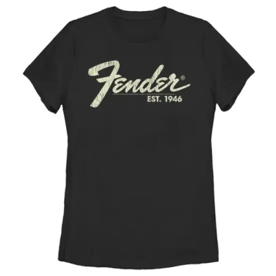 Women's Fender Distressed Logo T-Shirt image {3}
