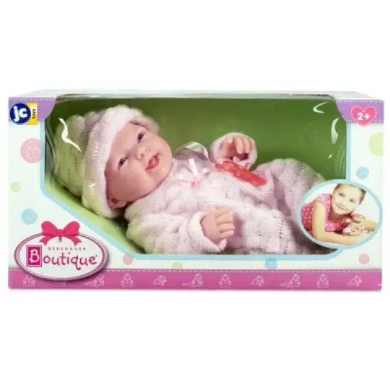JC Toys Mini La Newborn Boutique 9.5" Girl Doll -  Pink image {3}