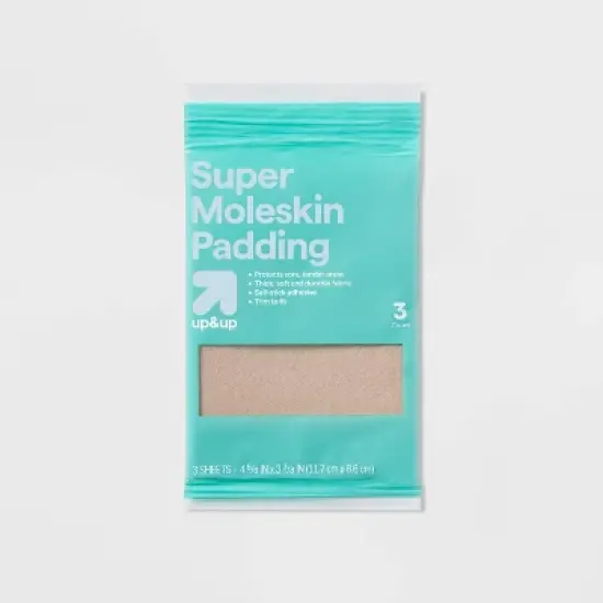 Super Moleskin Padding Sheets 3ct - up&up&trade; image {3}