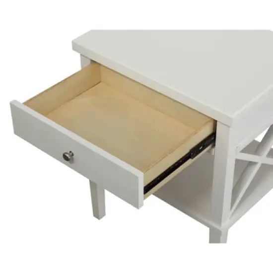 Marta Nightstand in White - Comfort Pointe  image {4}