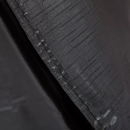 Fire Sense Gas Patio Heaters with Square Reflectors Full Length Outdoor Vinyl Cover Heavy Duty 10 Gauge Felt Lined With Zipper - Black image {6}