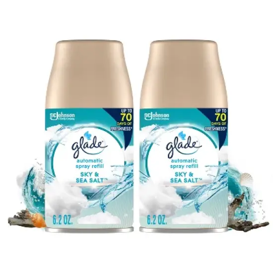 Glade Automatic Spray Air Freshener Refills - Sky & Sea Salt - 12.4 fl oz/2pk image {14}