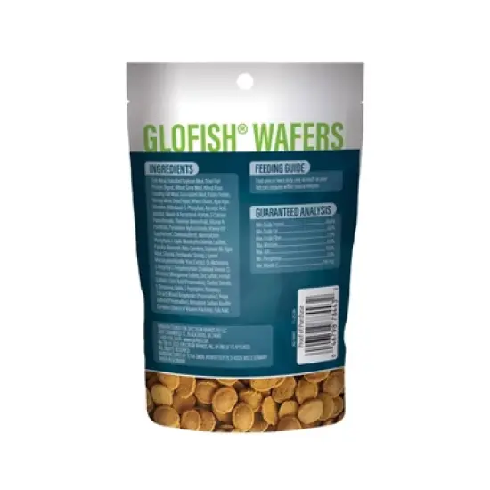 GloFish Wafers for Sharks and Cory Catfish Bottom Feeding Dry Fish Food - 1.58oz image {8}