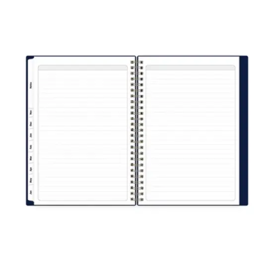 Blue Sky 5.875"x8.625" 2025-2026 Weekly/Monthly Wirebound Planner Printed Buckaroo Navy image {8}
