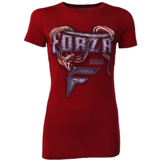 Forza Sports Women's "Slither" T-Shirt - Scarlet image {2}