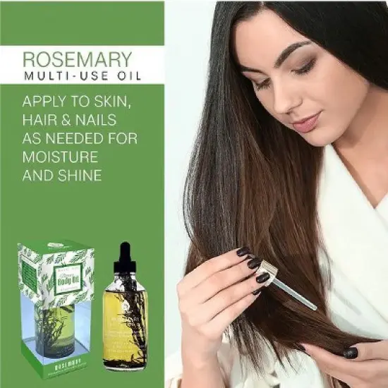 Pursonic Rosemary Flower Multi Use Body Oils 4 Oz image {1}