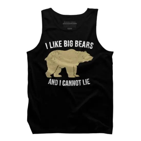 Design By Humans I Like Big Bears And I Cannot Lie By Wholesome Tank Top image {2}