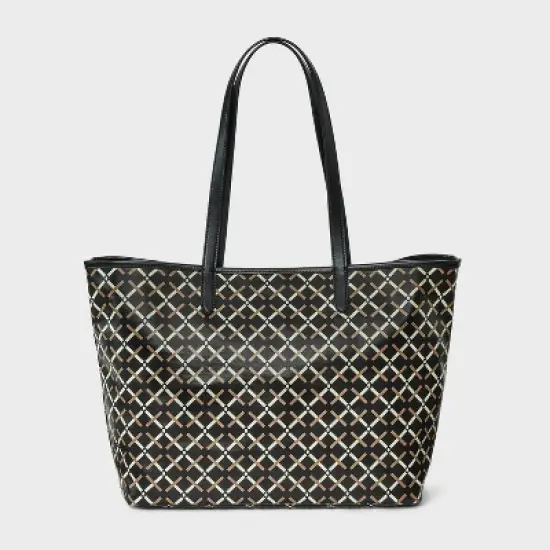 Coated Canvas Tote Bag - A New Day&trade; image {6}