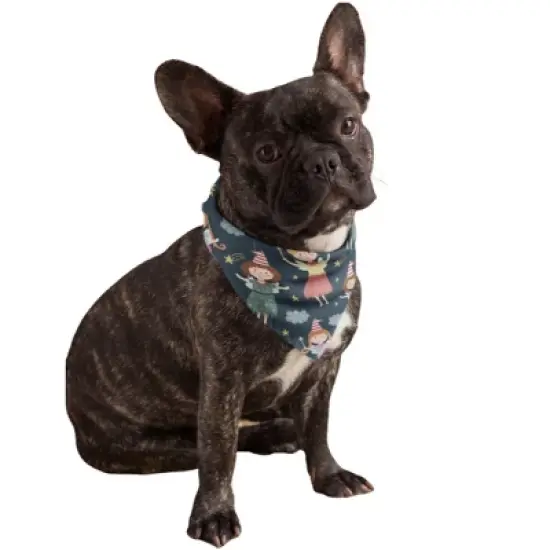 Mechaly Cotton Funny Dog Bandana with Designs Durable Birthday Pet Scarf image {12}