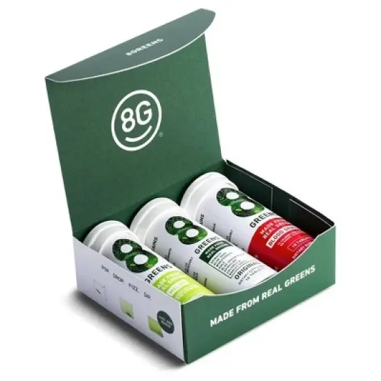 8Greens Variety Original Blood Orange Melon Effervescent - 3pk/30ct image {5}