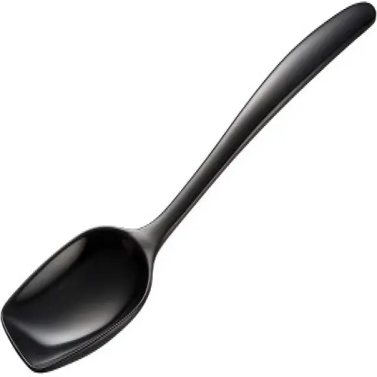 Gourmac Black 10" Melamine Serving Spoon image {3}